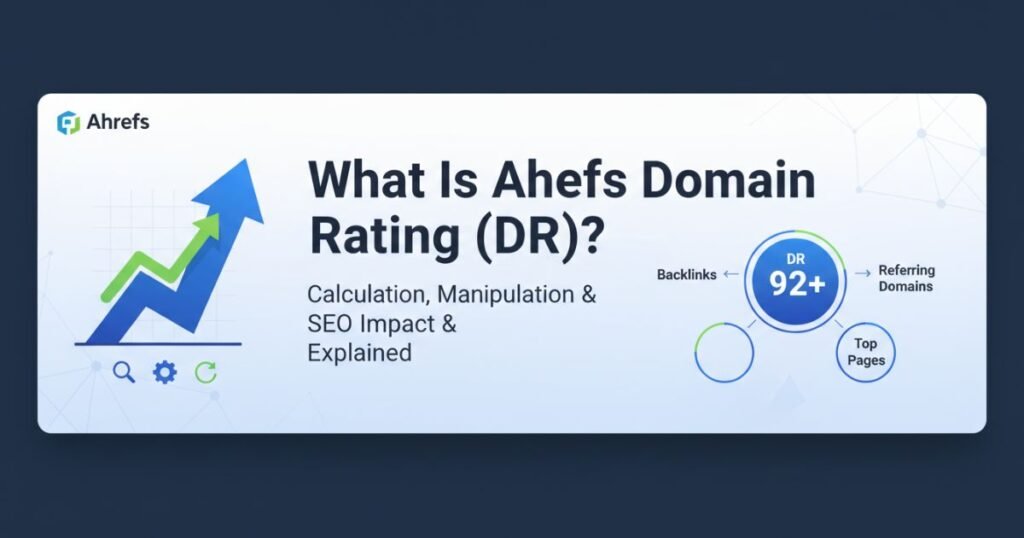 what is ahrefs domain rating dr calculation manipulation and seo impact explained