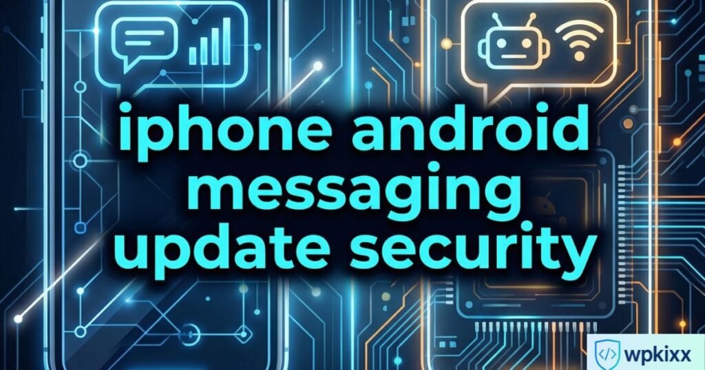 iphone android messaging update security