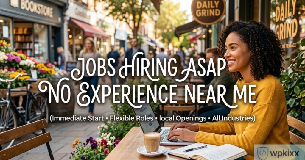 Jobs Hiring ASAP No Experience Near Me