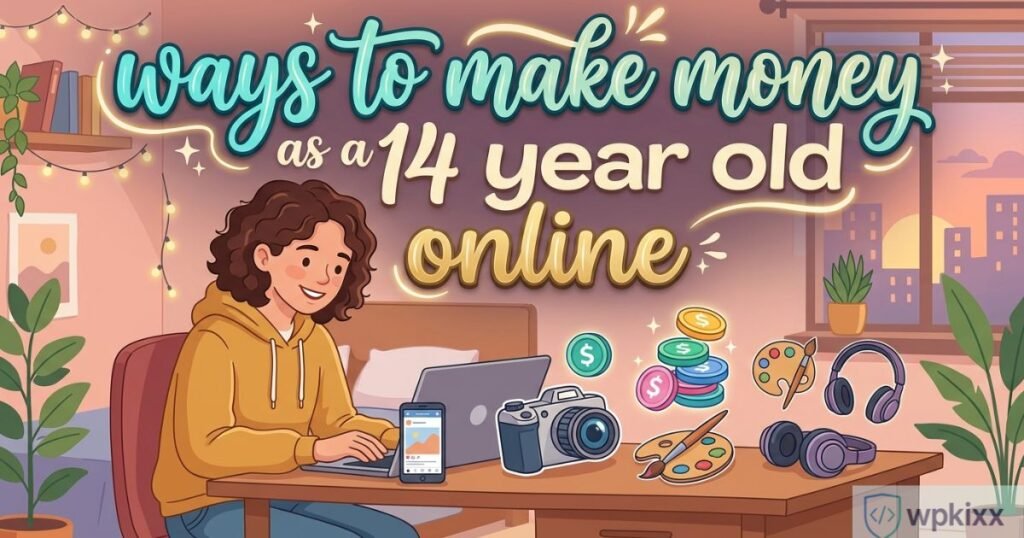 Ways to Make Money as a 14 Year Old Online